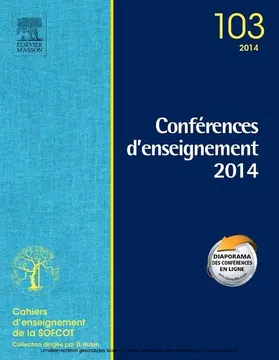 Huten / Kohler / Thoreux |  Conférences d'enseignement 2014 | eBook | Sack Fachmedien