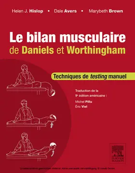 Montgomery / Avers / Brown |  Le bilan musculaire de Daniels et Worthingham | eBook | Sack Fachmedien