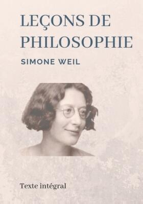 Weil |  Leçons de philosophie | Buch |  Sack Fachmedien