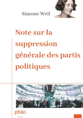 Weil |  Note sur la suppression générale des partis politiques | eBook | Sack Fachmedien