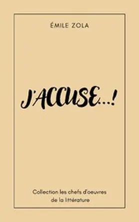 Zola |  J'accuse ! | eBook | Sack Fachmedien