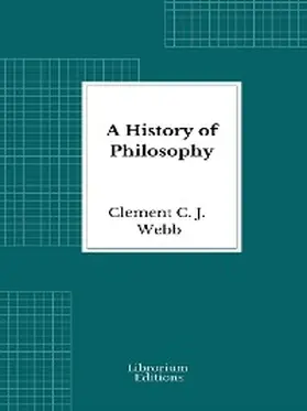 Webb |  A History of Philosophy | eBook | Sack Fachmedien