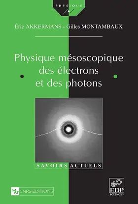 Akkermans / Montambaux |  Physique mésoscopique des électrons et des photons | eBook | Sack Fachmedien