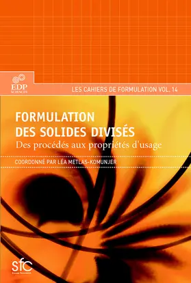 Metlas-Komunjer |  Formulation des solides divisés | eBook | Sack Fachmedien