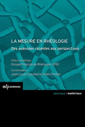 Ponton / Grossiord |  La mesure en rhéologie | eBook | Sack Fachmedien