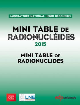 Laboratoire National Henri Becquerel |  Mini Table de radionucléides 2015 | eBook | Sack Fachmedien