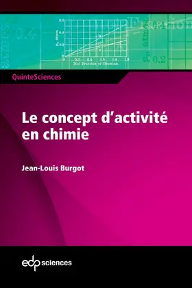 Burgot |  Le concept d’activité en chimie | eBook | Sack Fachmedien