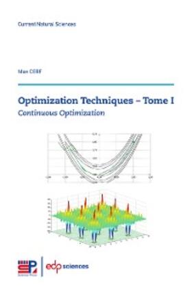 Cerf |  Optimization techniques I | eBook | Sack Fachmedien