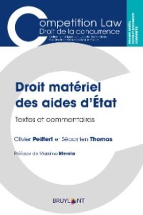 Peiffert / Thomas |  Droit matériel des aides d'État | eBook | Sack Fachmedien