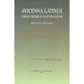 Allard / Riet / Janssens |  Avicenna Latinus. Liber Primus Naturalium. Tractatus Secundus. de Motu Et de Consimilibus: Introduction Doctrinale Par G. Verbeke | Buch |  Sack Fachmedien