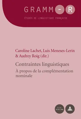 Roig / Lachet / Meneses-Lerín |  Contraintes linguistiques | eBook | Sack Fachmedien