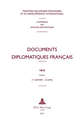 Ministère des Affaires étrangères |  Documents diplomatiques français | eBook | Sack Fachmedien