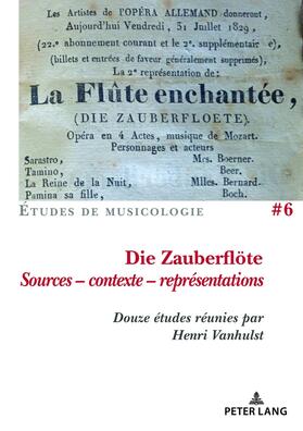 Vanhulst |  Die Zauberflöte, Sources - contexte - représentations | eBook | Sack Fachmedien