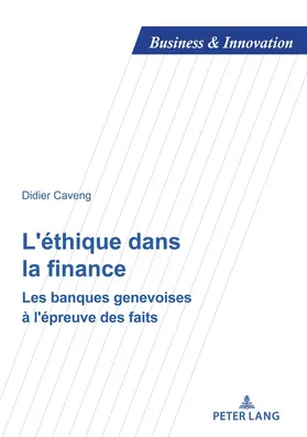 Caveng |  L'éthique dans la finance | eBook | Sack Fachmedien