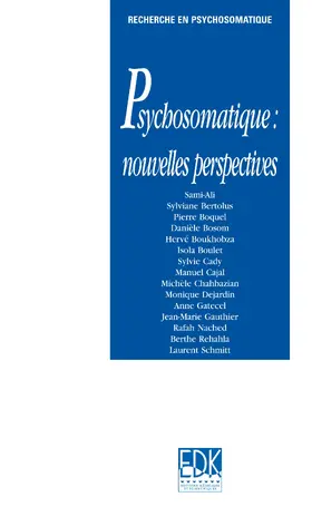 Sami-Ali / Bertolus / Déjardin |  Psychosomatique : nouvelles perspectives | eBook | Sack Fachmedien