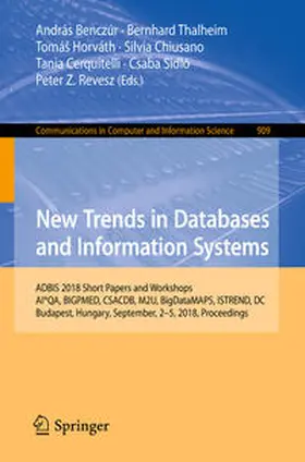 Benczúr / Thalheim / Horváth |  New Trends in Databases and Information Systems | eBook | Sack Fachmedien