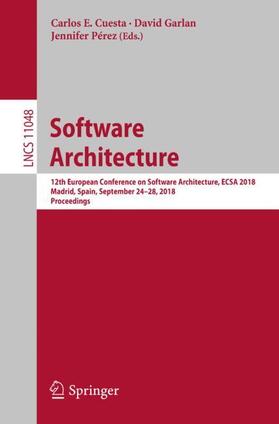 Cuesta / Pérez / Garlan |  Software Architecture | Buch |  Sack Fachmedien