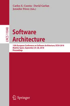 Cuesta / Garlan / Pérez |  Software Architecture | eBook | Sack Fachmedien