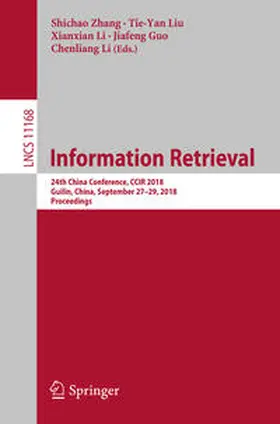 Zhang / Liu / Li |  Information Retrieval | eBook | Sack Fachmedien