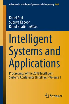 Arai / Kapoor / Bhatia |  Intelligent Systems and Applications | eBook | Sack Fachmedien