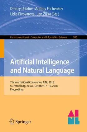 Ustalov / Žižka / Filchenkov |  Artificial Intelligence and Natural Language | Buch |  Sack Fachmedien