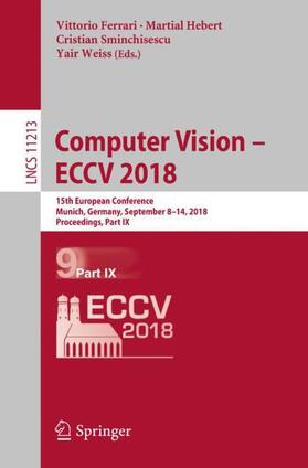 Ferrari / Weiss / Hebert |  Computer Vision ¿ ECCV 2018 | Buch |  Sack Fachmedien