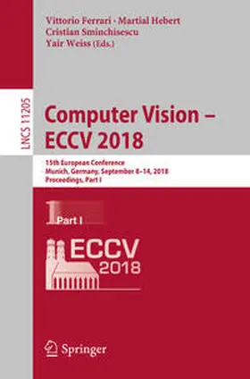 Ferrari / Hebert / Sminchisescu | Computer Vision – ECCV 2018 | E-Book | sack.de