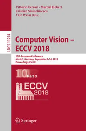 Ferrari / Hebert / Sminchisescu | Computer Vision – ECCV 2018 | E-Book | sack.de