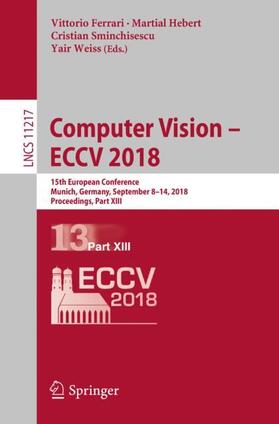 Ferrari / Weiss / Hebert |  Computer Vision ¿ ECCV 2018 | Buch |  Sack Fachmedien