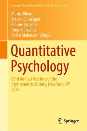 Wiberg / Culpepper / Molenaar |  Quantitative Psychology | Buch |  Sack Fachmedien