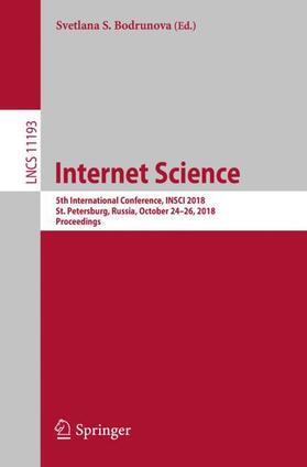 Bodrunova |  Internet Science | Buch |  Sack Fachmedien