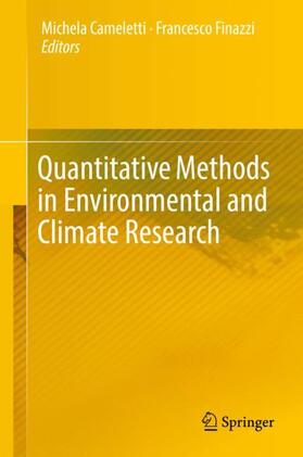 Finazzi / Cameletti |  Quantitative Methods in Environmental and Climate Research | Buch |  Sack Fachmedien