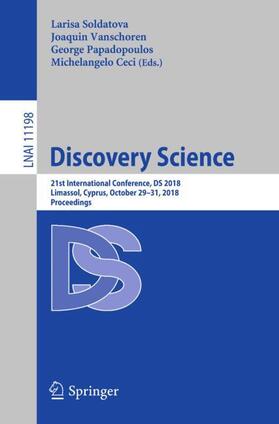 Soldatova / Ceci / Vanschoren |  Discovery Science | Buch |  Sack Fachmedien