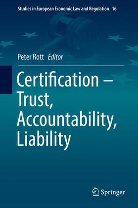 Rott |  Certification ¿ Trust, Accountability, Liability | Buch |  Sack Fachmedien