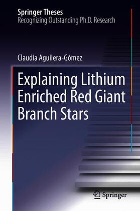Aguilera-Gómez |  Explaining Lithium Enriched Red Giant Branch Stars | Buch |  Sack Fachmedien
