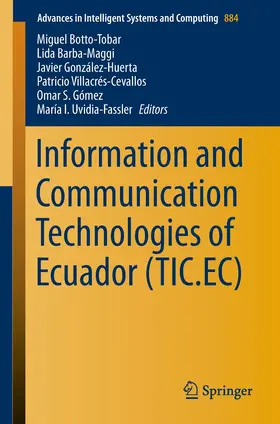 Botto-Tobar / Barba-Maggi / Uvidia-Fassler |  Information and Communication Technologies of Ecuador (TIC.EC) | Buch |  Sack Fachmedien