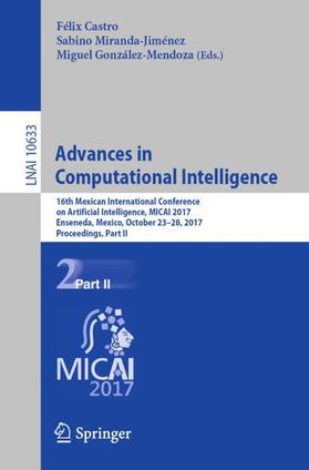 Castro / González-Mendoza / Miranda-Jiménez |  Advances in Computational Intelligence | Buch |  Sack Fachmedien