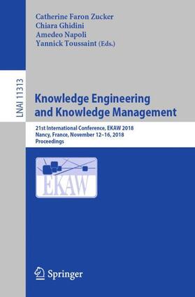 Faron Zucker / Toussaint / Ghidini |  Knowledge Engineering and Knowledge Management | Buch |  Sack Fachmedien
