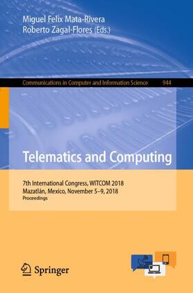 Zagal-Flores / Mata-Rivera |  Telematics and Computing | Buch |  Sack Fachmedien
