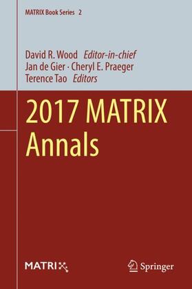 de Gier / Tao / Praeger |  2017 MATRIX Annals | Buch |  Sack Fachmedien