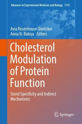 Bukiya / Rosenhouse-Dantsker |  Cholesterol Modulation of Protein Function | Buch |  Sack Fachmedien