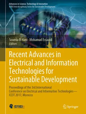 El Hani / Essaaidi |  Recent Advances in Electrical and Information Technologies for Sustainable Development | eBook | Sack Fachmedien