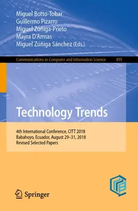 Botto-Tobar / Pizarro / Zúñiga Sánchez |  Technology Trends | Buch |  Sack Fachmedien