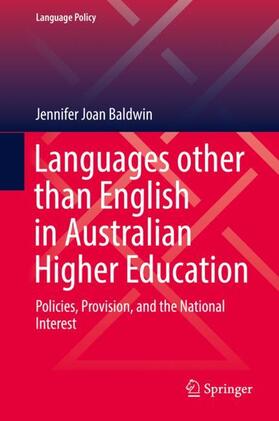 Baldwin |  Languages other than English in Australian Higher Education | Buch |  Sack Fachmedien