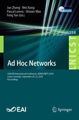 Zheng / Xiang / Yan |  Ad Hoc Networks | Buch |  Sack Fachmedien