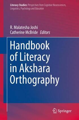 McBride / Joshi |  Handbook of Literacy in Akshara Orthography | Buch |  Sack Fachmedien