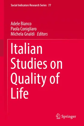 Bianco / Conigliaro / Gnaldi | Italian Studies on Quality of Life | E-Book | sack.de