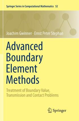 Stephan / Gwinner |  Advanced Boundary Element Methods | Buch |  Sack Fachmedien