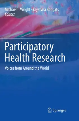 Kongats / Wright |  Participatory Health Research | Buch |  Sack Fachmedien