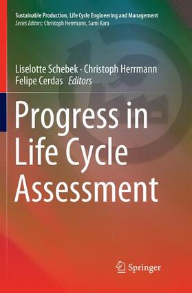 Schebek / Cerdas / Herrmann |  Progress in Life Cycle Assessment | Buch |  Sack Fachmedien